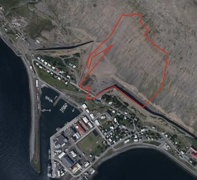 Snjóflóð útlína